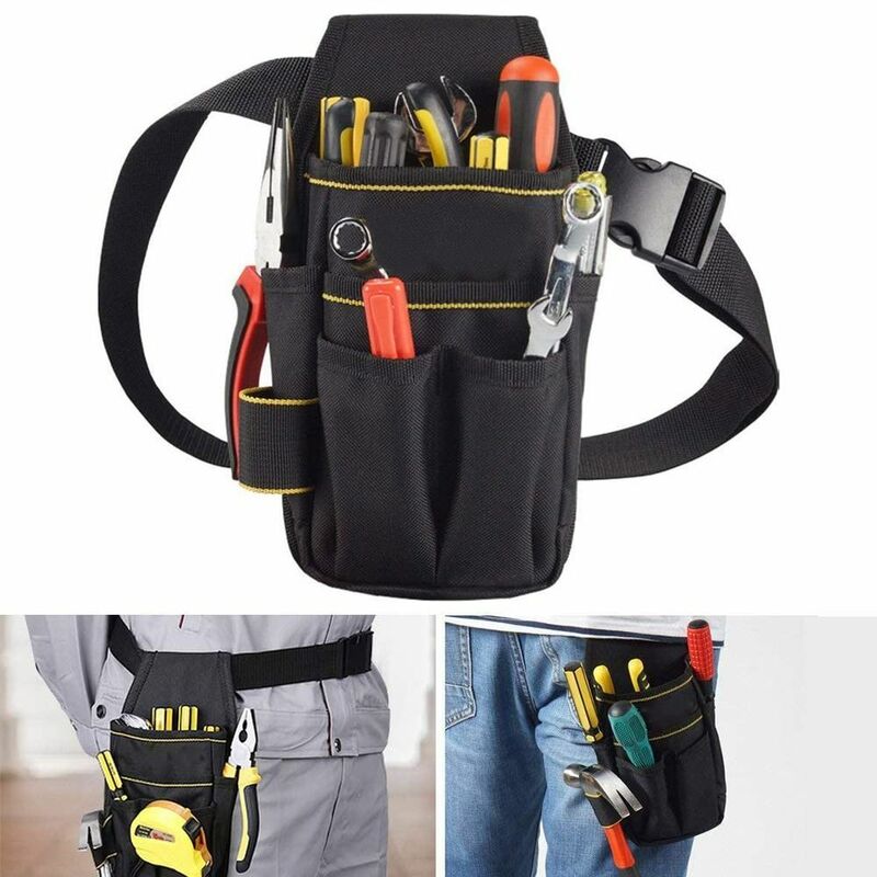 Durable Heavy-Duty Organizer Adjustable Tool Pouch Screwdriver Holder Tool Storage Electrician Tool Bag