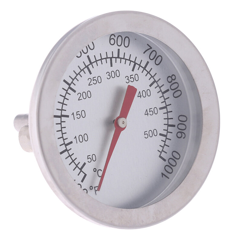 เครื่องวัดอุณหภูมิเตาย่างแบบสองจุดทำจากสแตนเลสใช้ในการทำอาหารเพื่อความสะดวกในการปรุงอาหารระดับ500