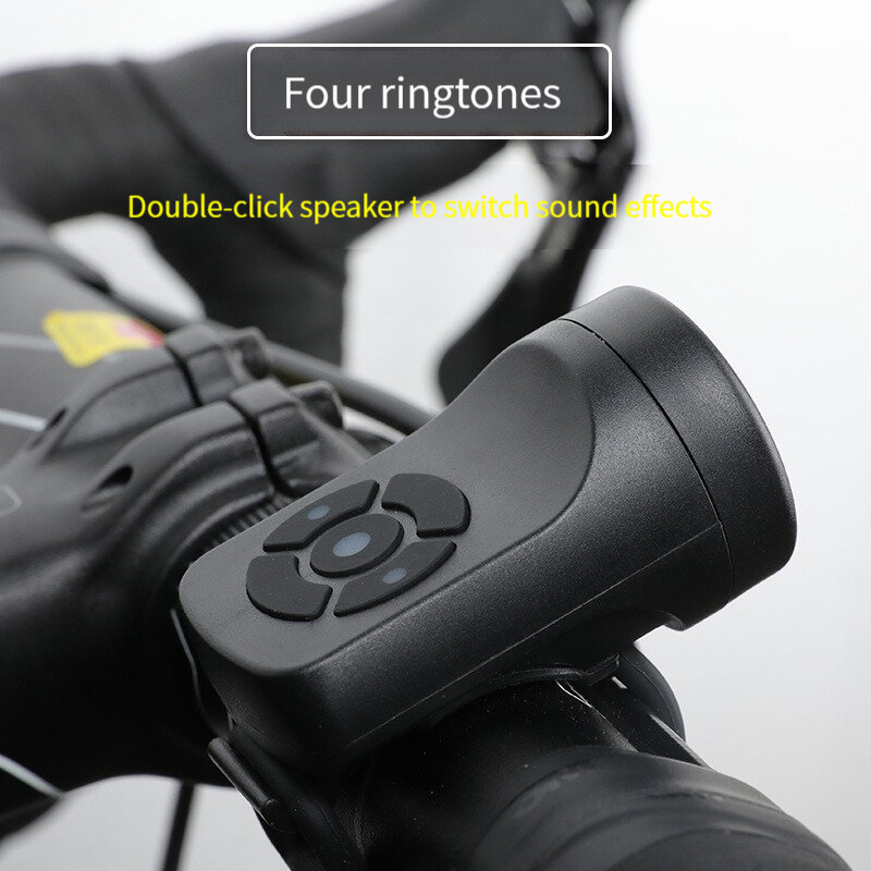 Велосипедные аксессуары, зарядка через USB, велосипедный электрический звонок для мотоцикла, 4 режима, Горный Дорожный велосипед, Противоугонный сигнал