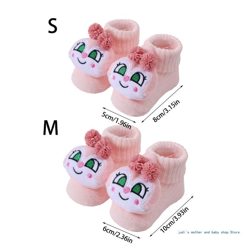 67JC Infant Walking Socks Breathable Cotton Socks Infant Walking Socks Stylish