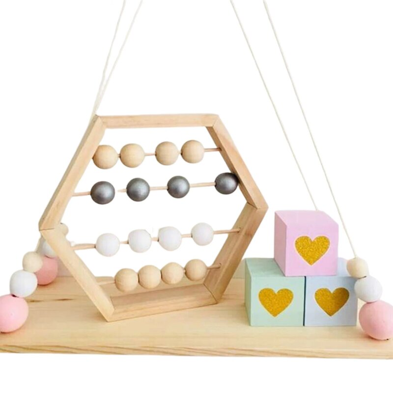 Mainan Matematika Pendidikan Sempoa Kayu Mainan Aritmatika Angka Manik-manik Kayu Anak-anak Puzzle Perhitungan Hadiah Mainan Montessori untuk Anak-anak