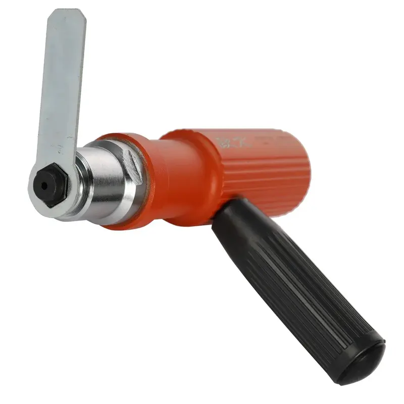 Cordless Riveting Ferramenta Broca com plástico removível Handle, Upgrade Rivet Gun Adapter, cabeça elétrica, 3,2 milímetros-4,8 milímetros