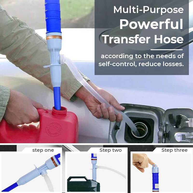 Portable Electric Pump Upgrade HandHeld Liquid Transfer Siphon Pump Battery Powered Car Vehicle Fuel Gas Water Oil Suction Pumps