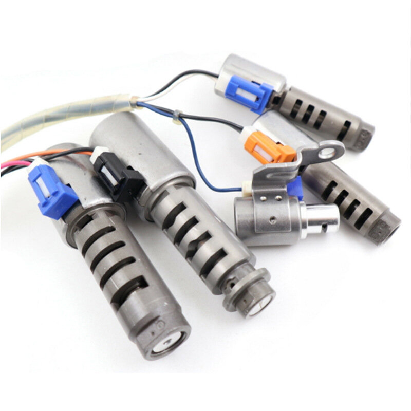 Válvula solenóide com cablagem Kit, 6-Speed Transmissão, Aplicável para Toyota, Lexus, Camry, U660E, U661E