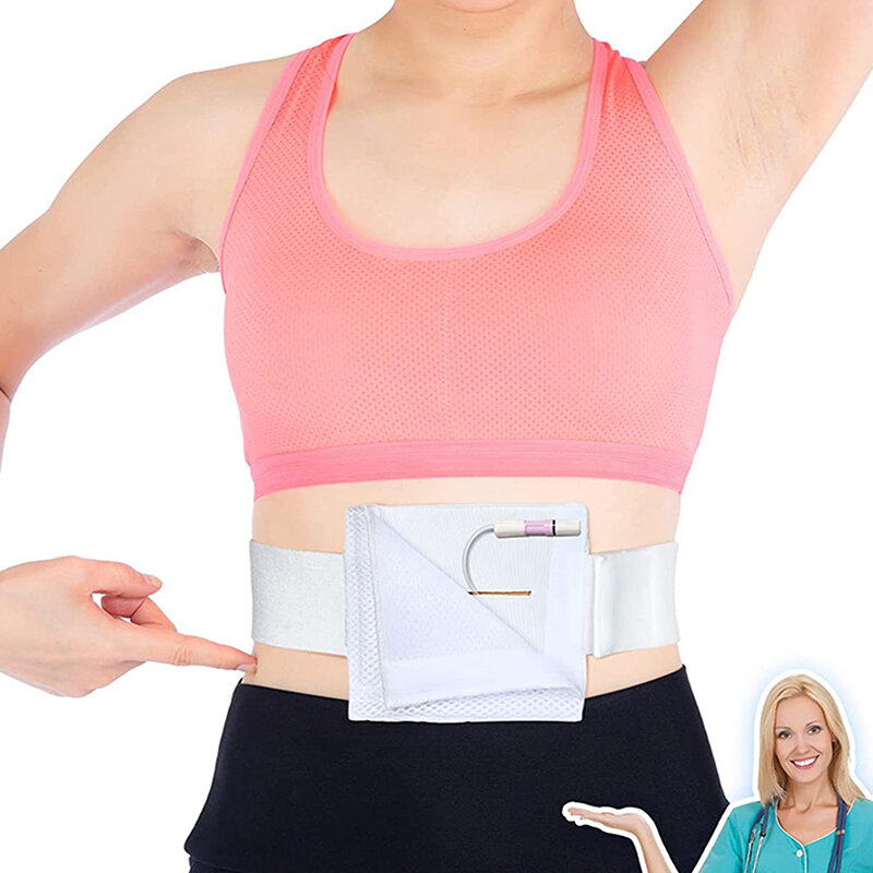 Peritoneal Dialysis Catheter Protector Tape Breathable Skin-Friendly Adjustable Abdominal Band For Patient Care