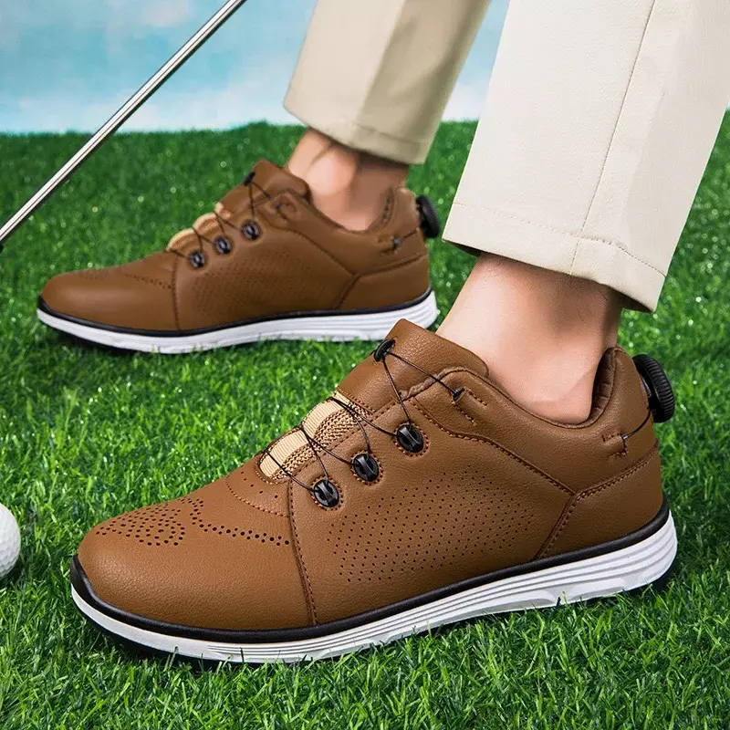 Professional Golf Shoes Men Breathable Golf Sneakers Luxury Golfers Shoes Light Weight Golfers Sneakers Ladies