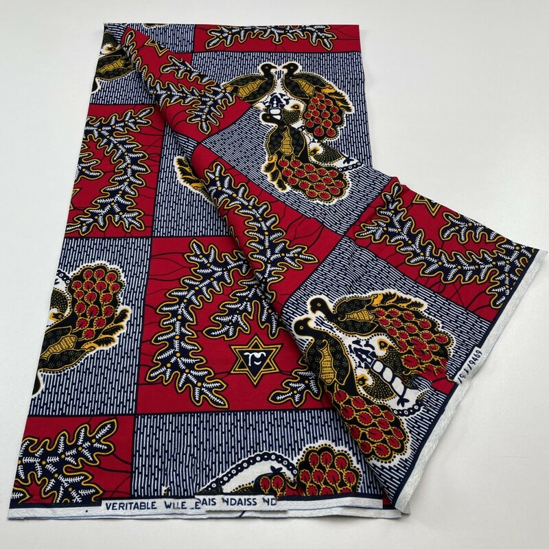 2024 New Style hollande African Fabrics Nigerian Wax Print High Quality African Wax Fabrics For Patchwor 3C4