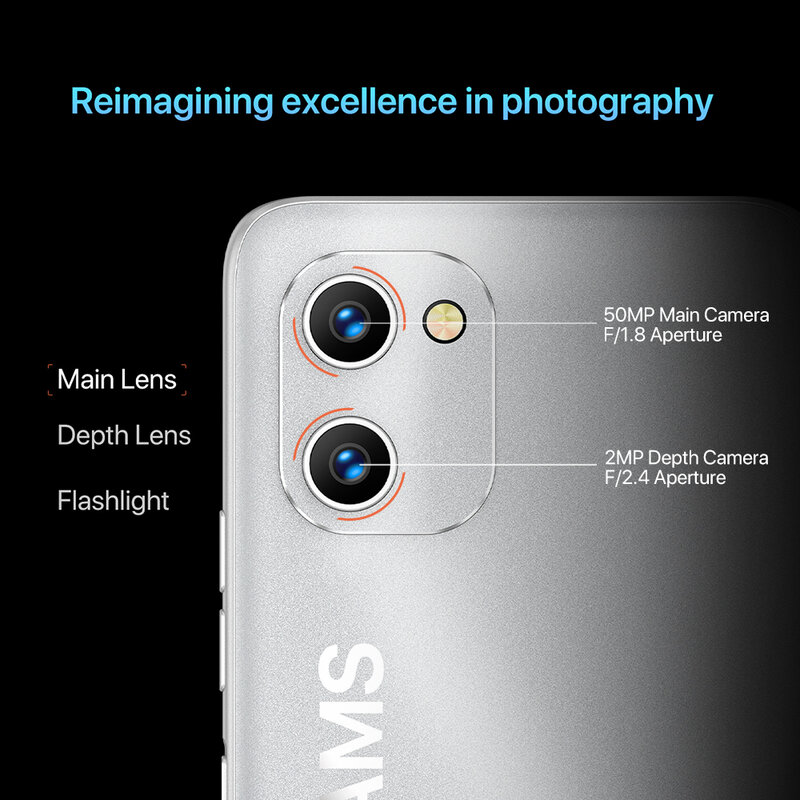 Umidigi C1 Max, G1 Max Smartphone, Unisoc T610, 6Gb + 128Gb, 50mp Camera, 5150Mah Batterij, Dual Sim 4G Celulares, Globale Versie