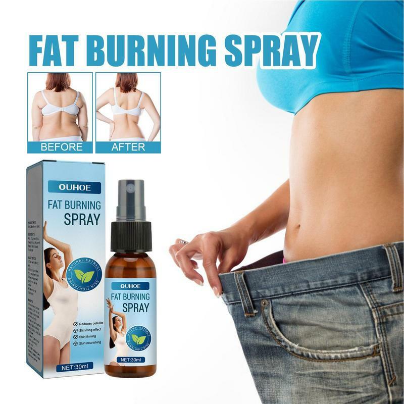 Aceite moldeador corporal para perder peso, Spray para reafirmar la piel, líquido quemador de grasa, respetuoso con la piel, 30ml