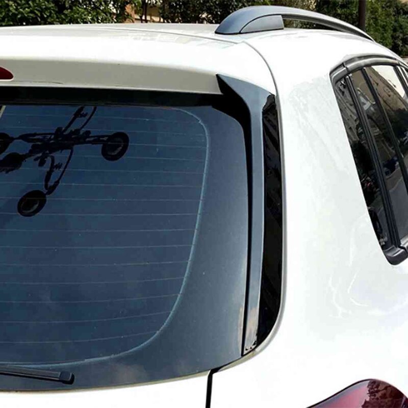 Cubierta de pegatina de alerón lateral de ventana trasera para VW Tiguan MK1 2007-2016, Deflector de Rotor trasero
