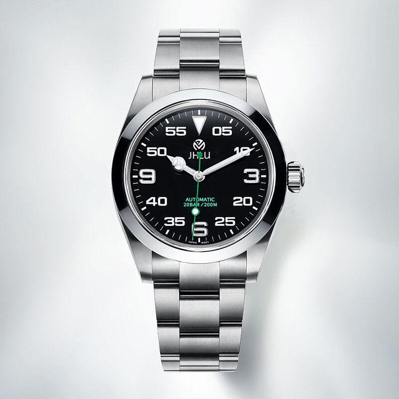 2024 Herren Air-King mechanische Uhr hochwertige Casual Fashion Business Luxus Saphirglas ar beschichtete wasserdichte Uhr