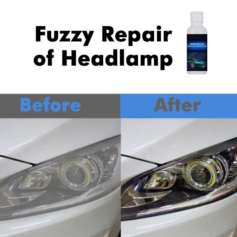 Reflektor samochodowy lampa do naprawy płynu do renowacji kryształów narzędzie do naprawy powłoki reflektora pojazdu