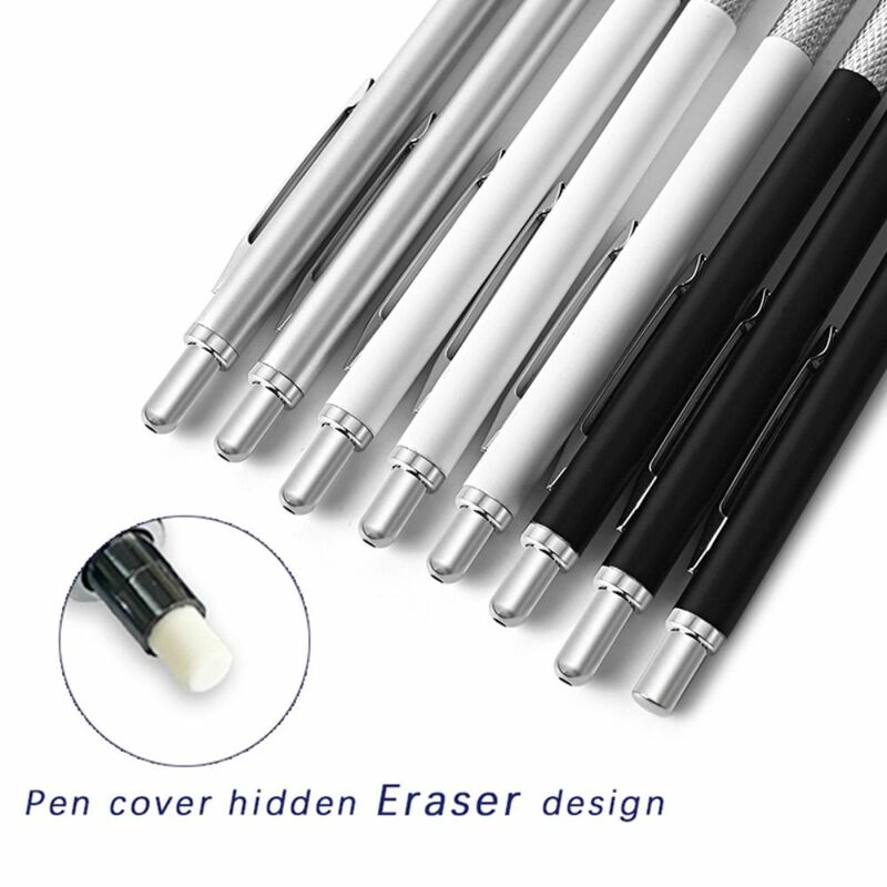 قلم رصاص ميكانيكي تلقائي معدني ، رسم ، أداة كتابة ، رسم ، تصميم كاريكاتير ، مكتب ، لوازم مدرسية ، 0.3 مللي متر ، 0.5 مللي متر ، 0.7 مللي متر ، 0.9 مللي متر ، 2.0 مللي متر