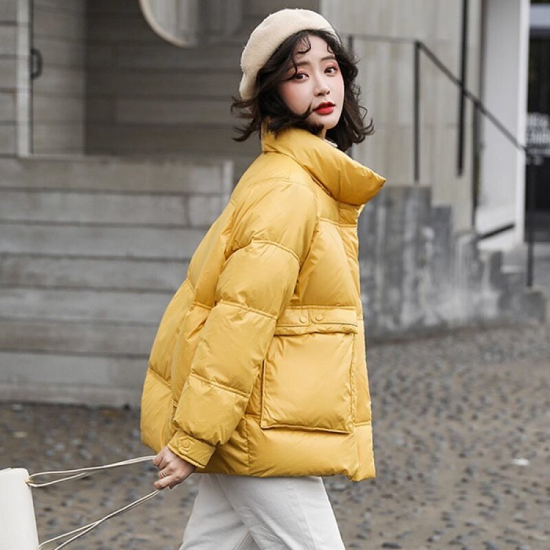 여성용 화이트 다운 재킷, 겨울 하이 퀄리티 코트, 2023 신상