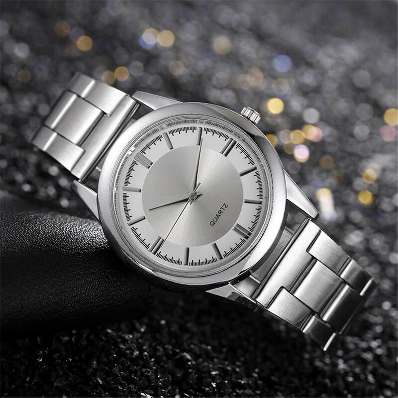 Luxus Marke Herren Uhren Mode Edelstahl Quarz Armbanduhr Armbanduhren Uhr Männer Business Casual Leder Uhr