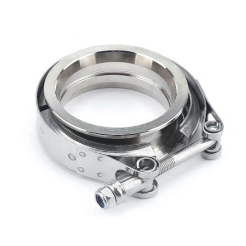 Stainless Steel Exhaust Clamps Stainless Steel V-Shape Clamps For Automotive Exhaust Tubing Connection Tool For Mini Cars SUVs