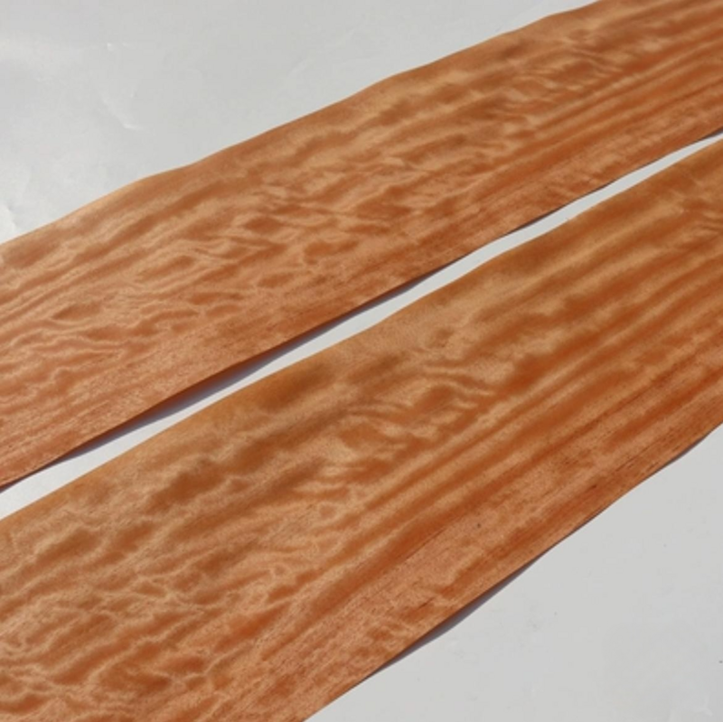 Długość: 2.4 metrów szerokość: 170mm grubość: 0.25mm naturalny kolor ciepły pomarańczowy perski cień drewna skóry arkusze fornirowe
