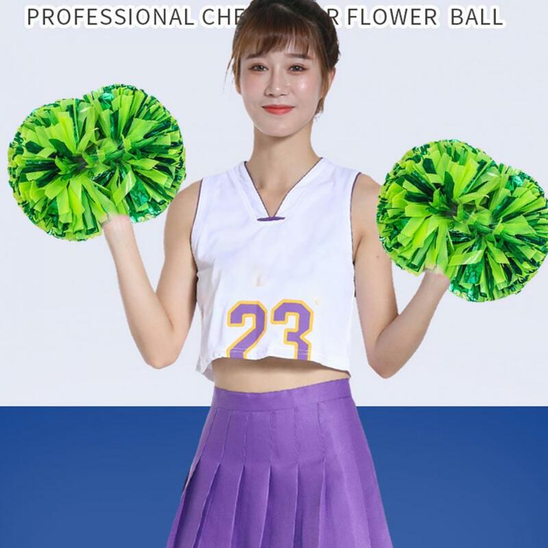 Cheerleading Pom Poms Party Accessories Vibrant Cheerleading Pom Poms Colorful Squad Hand Flowers for Parties Events