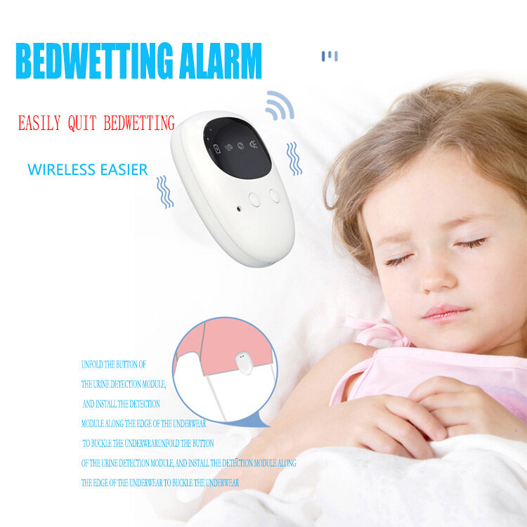 Sensor de Enuresis para mojar en la cama para niños, adultos y ancianos, 3 modos de recordatorio, novedad