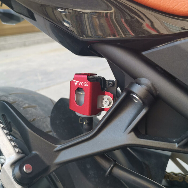 Cubierta de depósito de líquido de freno trasero de aluminio CNC, tapa de protección de aceite, accesorios de motocicleta para VOGE 300AC 2019-2021