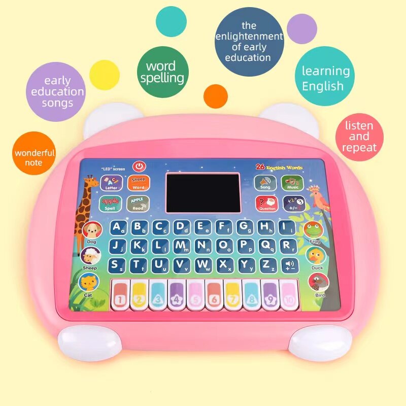 Mesin Membaca Cerita Pendidikan Awal Multifungsi, Mainan Puzzle Pendidikan Dini Mesin Belajar Tablet Hadiah Multi-belajar