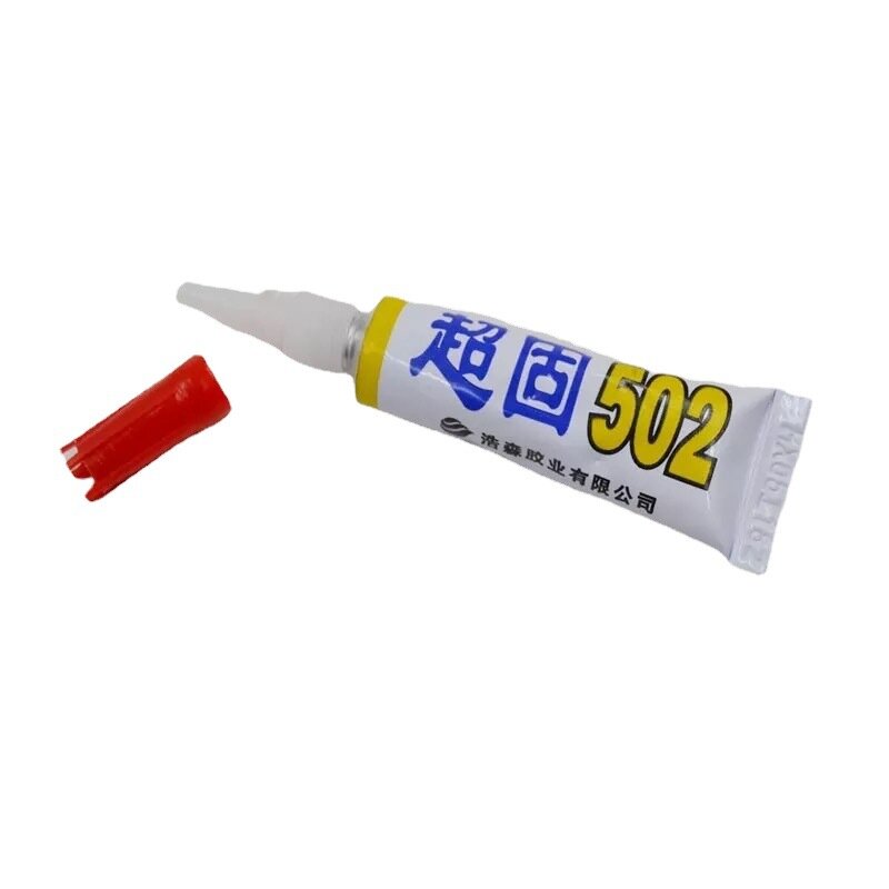 3-12pcs Super Solid 502 Liquid Glue Leather Wood Rubber Metal Glass Cyanoacrylate Adhesive Instant Strong Nail Gel Stationery