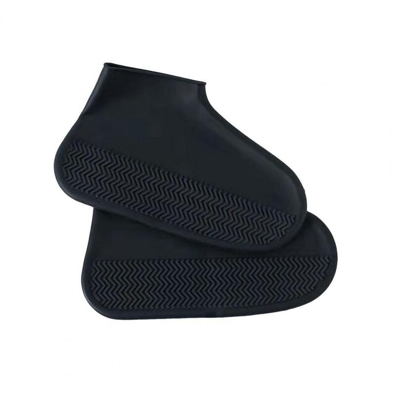 Impermeável Silicone Shoe Covers, Unisex Rain Boots, Proteção ao ar livre, Anti-Skid, Leakproof, Reutilizável, chuvoso
