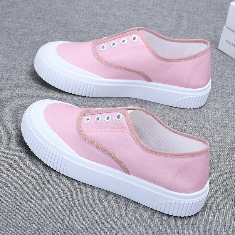2024 Summer New Canvas Shoes Women's Flat Shoes Breathable Upper Multi color Optional Women's Shoes35-40