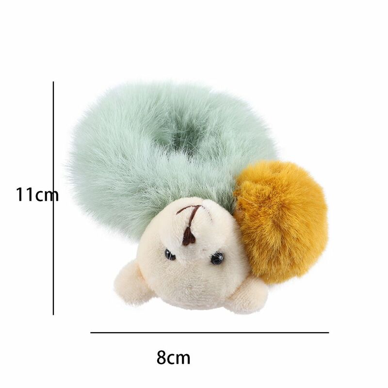 Fashion New Plush Bear Elastic Lovely Cute Rubber Bands Ponytail Holder Hair Accessories Hair Rope