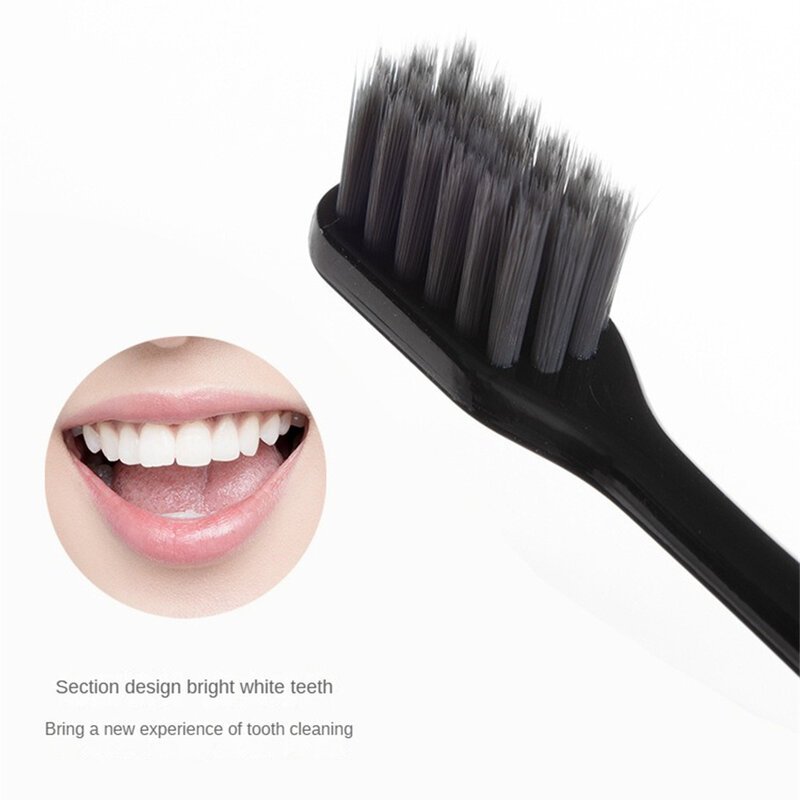 Cepillo de dientes desechable suave y efectivo, limpieza eficiente, embalaje de carcasa de burbujas, cepillo de dientes doméstico, 33g