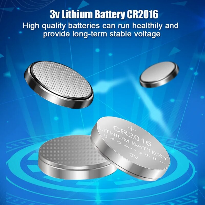 2-50PCS CR2016 Button Coin Cell CR 2016 DL2016 ECR2016 BR2016 3V Lithium Battery For Watch Car Key Remote Computer Motherboard