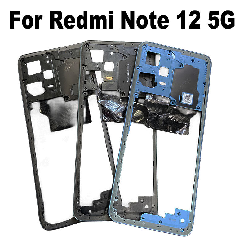 For Xiaomi Redmi Note 12 4G 5G Middle Frame Housing Case Middle Frame Bezel Middle Plate Replacement