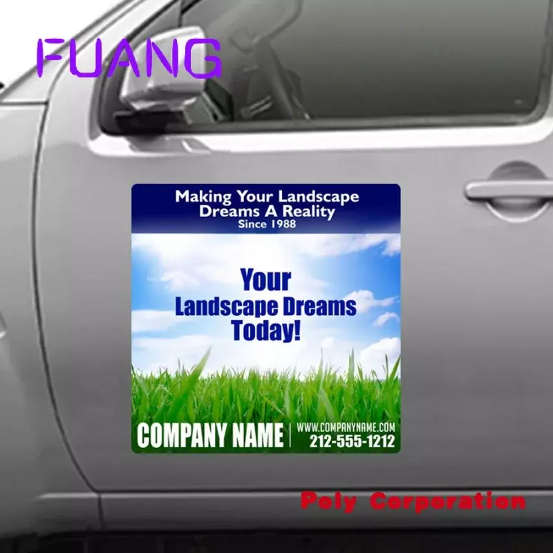 Custom  Outdoor advertising Magnetic Car Signs & Custom Car Magnets