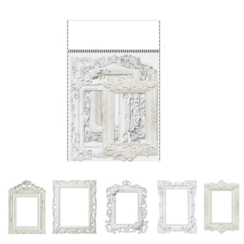 Fotolijst Materiaal Holle Reliëf Retro Frame Collage Kaart Decoratio Collage Ontmoeting Romantische Materialen Serie Hand Tent F1w1