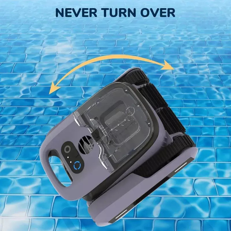 روبوت الختم-منظف حمام السباحة الأوتوماتيكي والتخطيط الذكي ، وقت العمل حتى دقيقة ، فراغ حمام السباحة اللاسلكي ، حتى