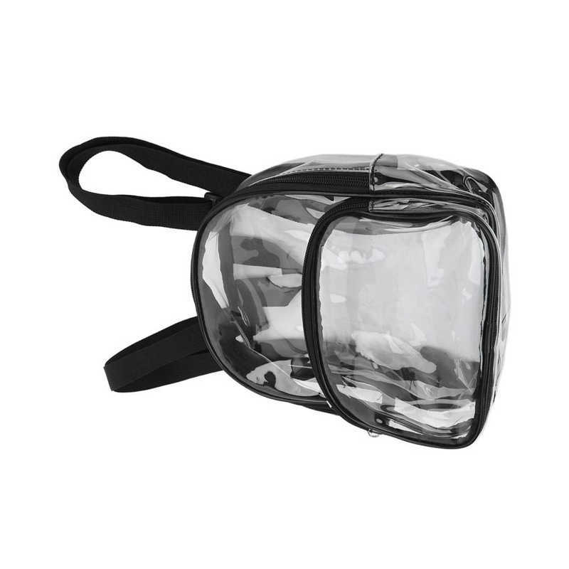 Zaino trasparente Mini 2 strati di stoccaggio Mini borse trasparenti per i viaggi per il regalo