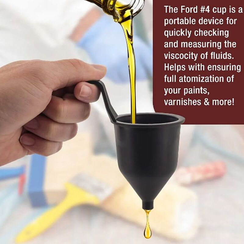 Liquid Consistency Thickness Cup Viscosity Measuring Cup Measure Paint Varnish Lacquer Inks Replace