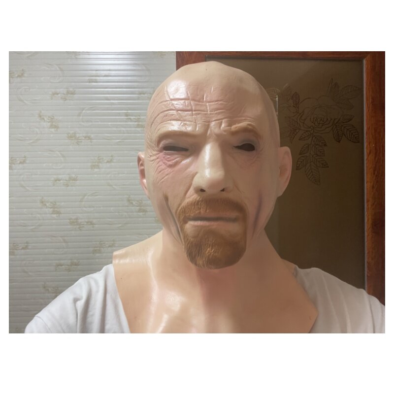Film Breaking Bad Halloweenowa lateksowa zabawna maska przebranie na karnawał maska nowa różnorodność zabawnych nakryć głowy