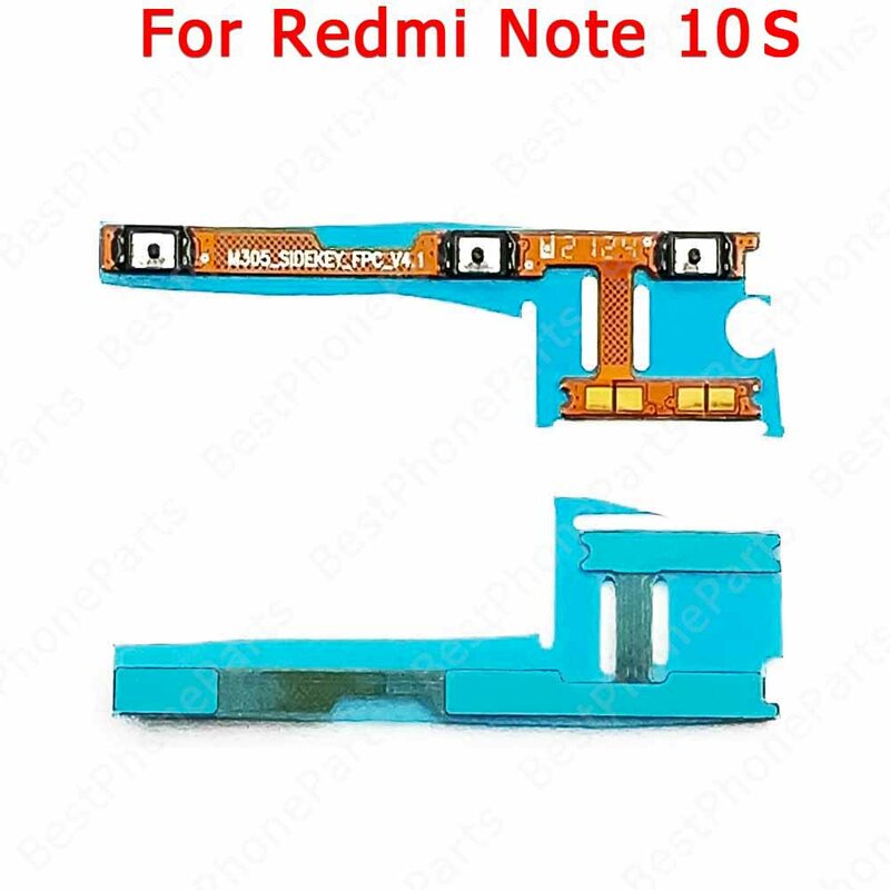 Voor Xiaomi Redmi Note 10 10S 11 Pro 5G 11S Zijknop Reparatie Power On Off Vervanging volume Nieuwe Switch Mute Flex Kabel