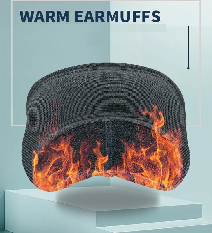 1PC Warm Ear Cover Earmuffs Women Men Winter Breathable Sports Headband Fleece Ear Protectors Outdoor Sports Accessories