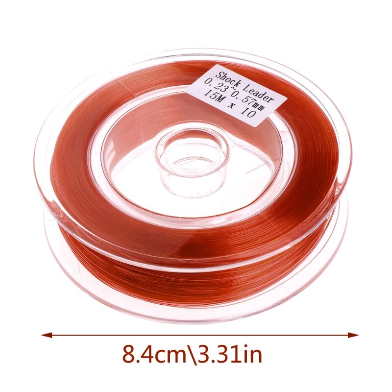 2024 Top Fishing Fly Line Support Braided Sinking Shock Leader Line Abrasion Resistant