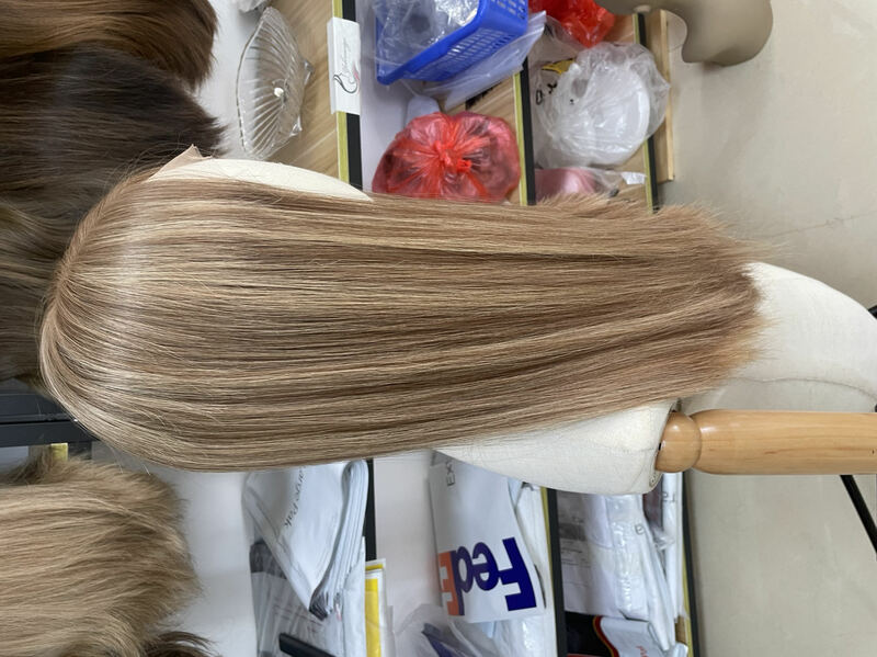 Еврейские парики со шнуровкой Yelin #8624, европейские 100% натуральные волосы, натуральные шелковистые и мягкие Кошерные модные парики