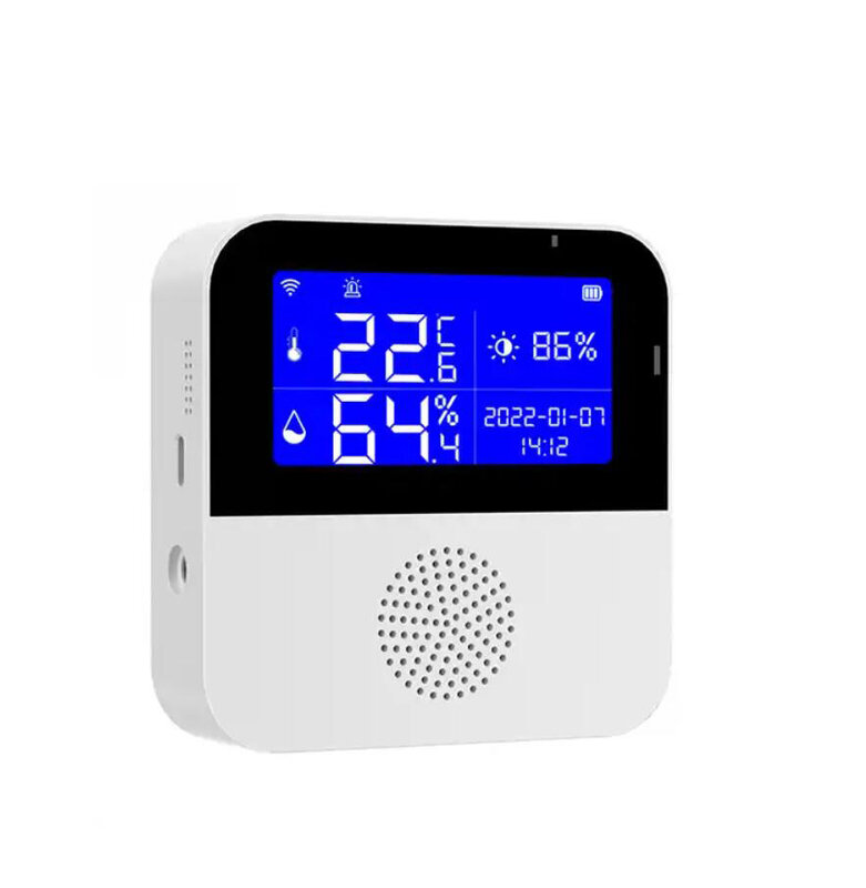 Tuya-sensor de temperatura USB con WiFi, sonda externa de 1M, alarma de monitoreo remoto, termómetro interior, Detector de higrómetro con pantalla LCD