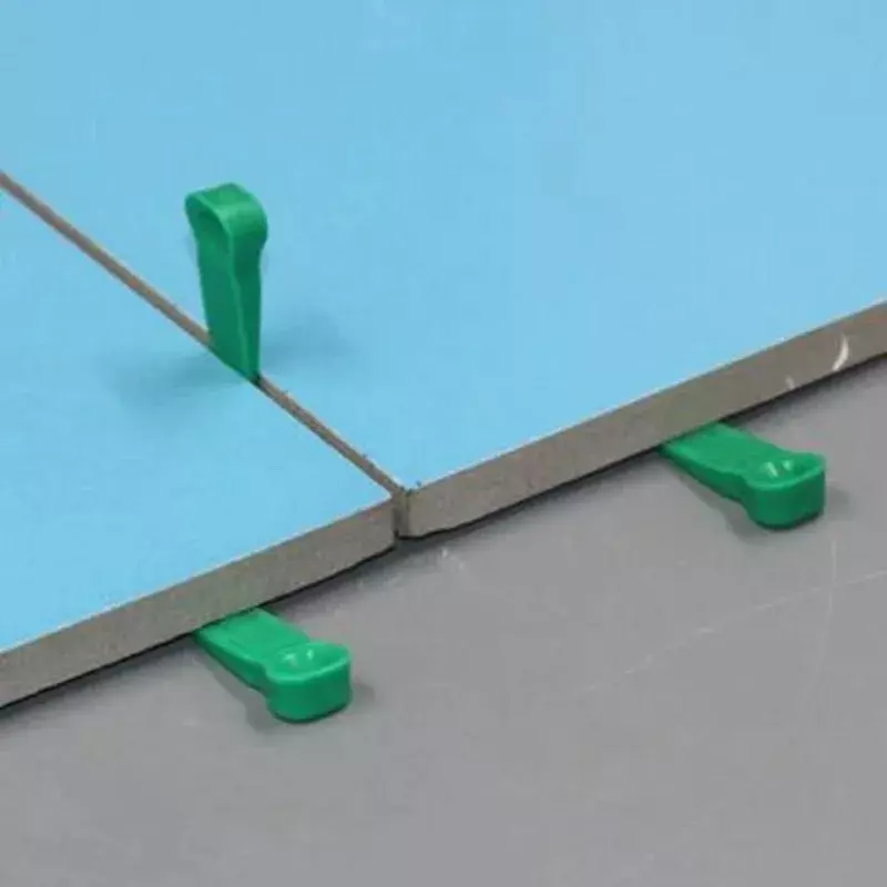 Alat sistem Leveling ubin 100 buah, alat Kit Level Wedges pengatur jarak untuk perata lokasi spacer dapat digunakan kembali posisi lantai