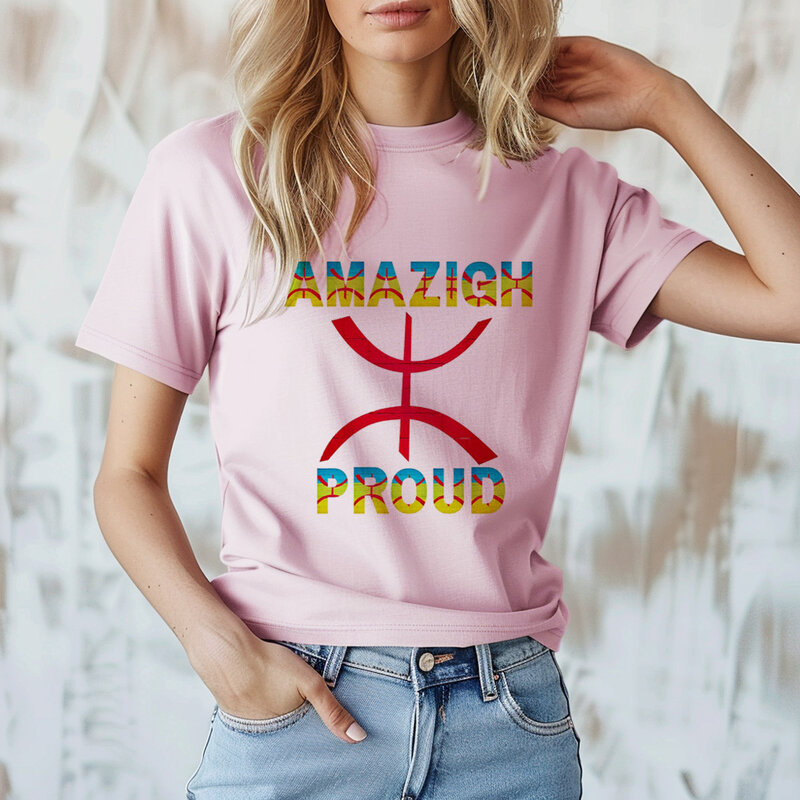 Amazigh t-shirts men comic top male designer clothes