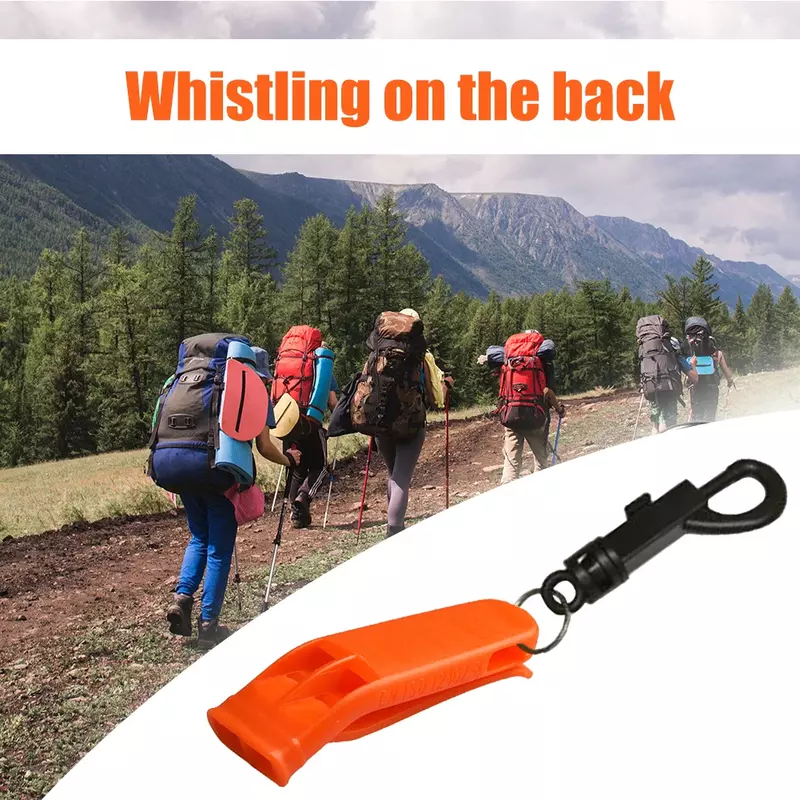 1/5PCS Outdoor Survival Whistle Camping Hiking Rescue Emergency Whistle Diving Football Basketball Match Whistle