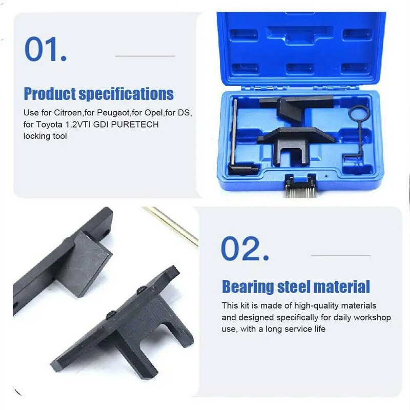 Engine Timing Tools Check Useful Kit 1.2 GDI Openwork Distribution Synchronization PureTech For PSA Belt Drive Timing Tool Set
