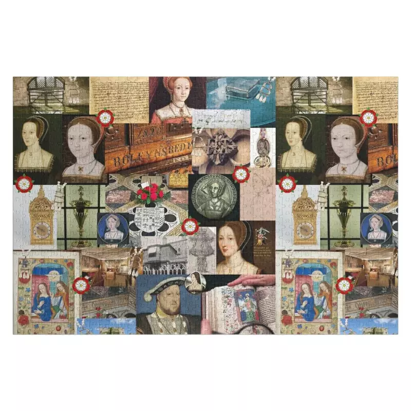 Anne Boleyn Collage Puzzle Spielzeug für Kinder benutzer definierte Holz Baby Holz personal isierte Spielzeug Puzzle