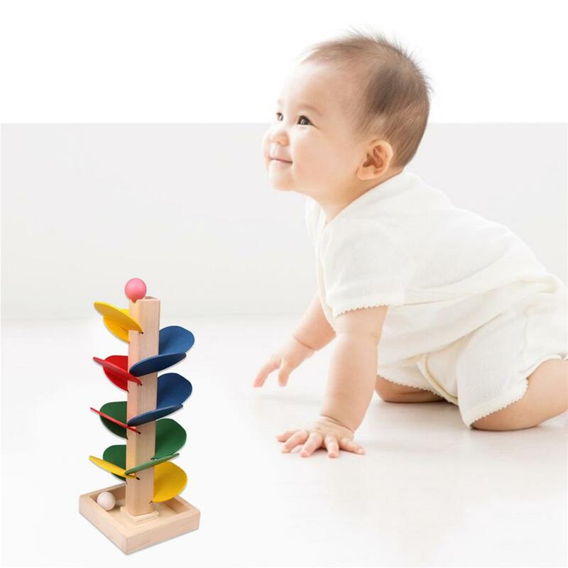 Tree Toy Marble Ball Run Track Game Entertainment Long-lasting Detachable