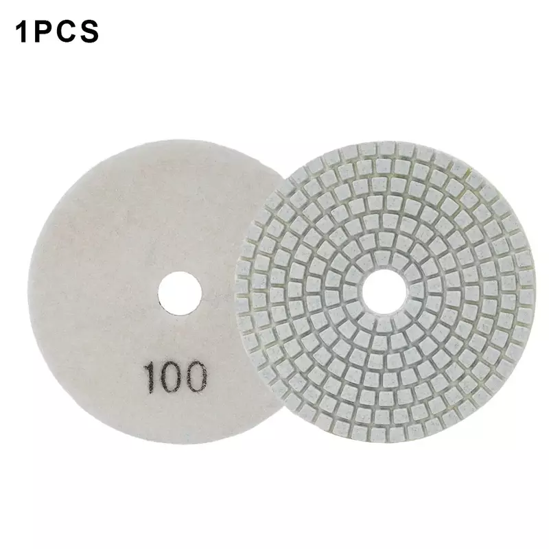 4 Inch 100mm Diamond Polishing Pads Wet/Dry Granite Stones Concrete Marble Sanding Grinding Discs For Granite Polishing